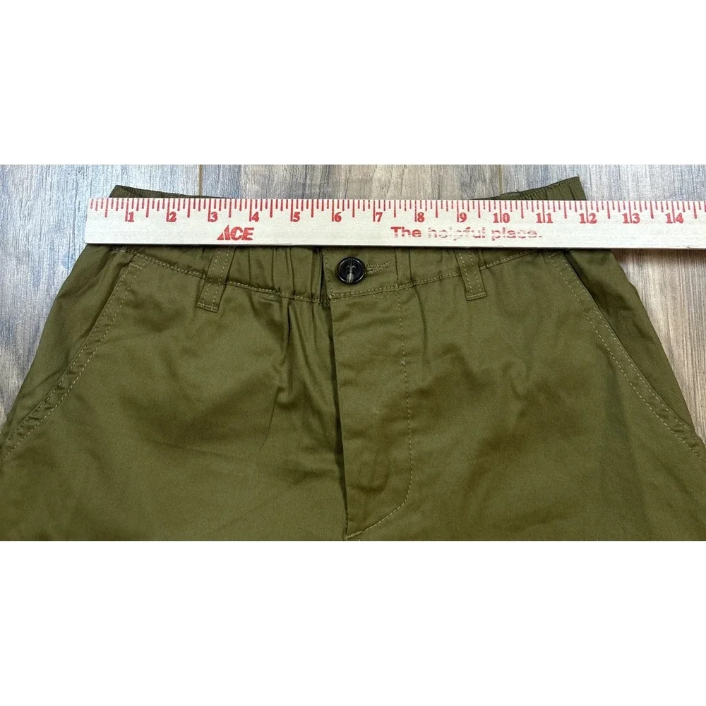 Woof Pants Men's XS Khaki Green Mesh Lined Commando Chino Elastic Stretch - Picture 10 of 12